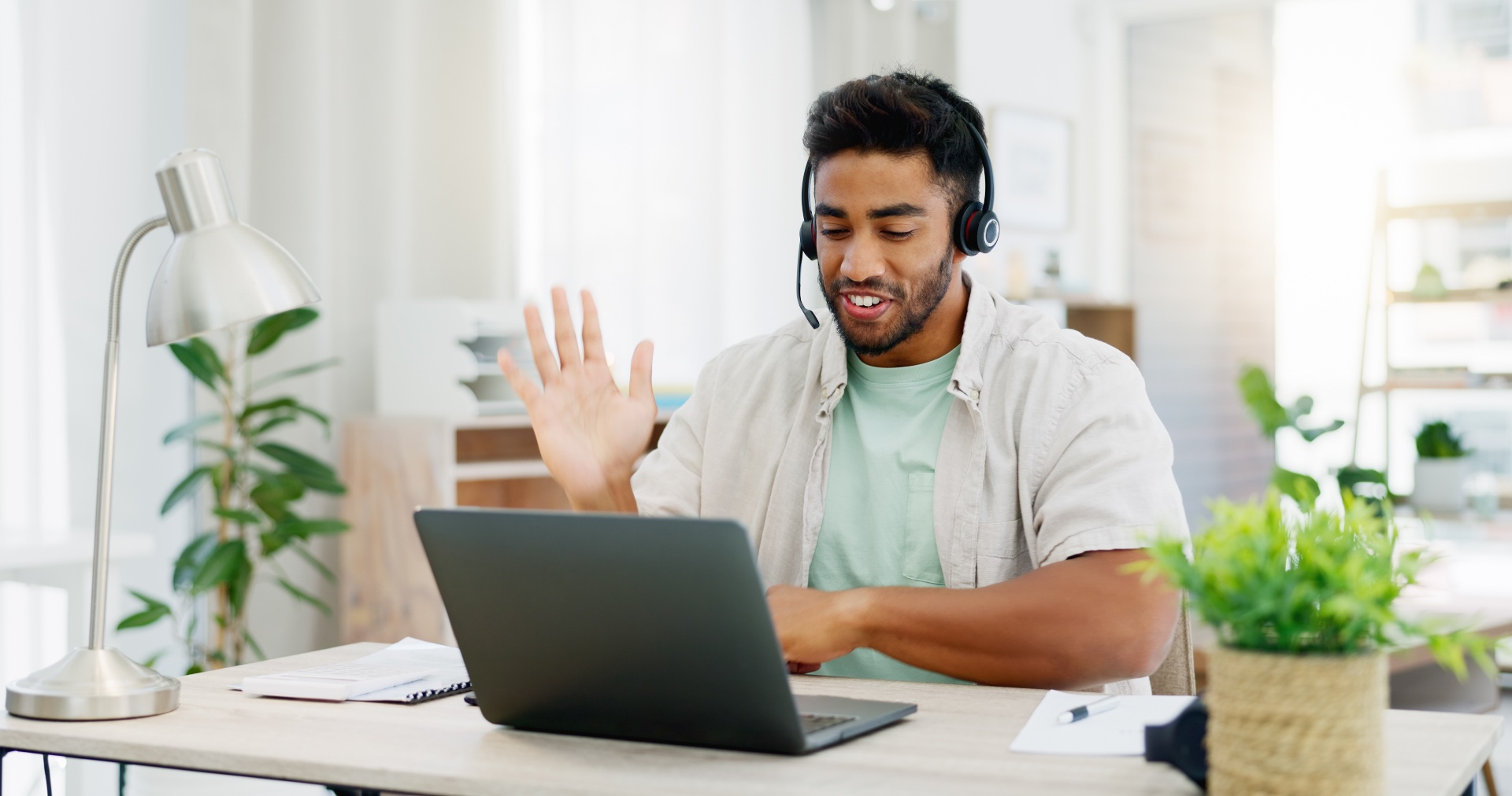 Marketer on a live mentorship video call